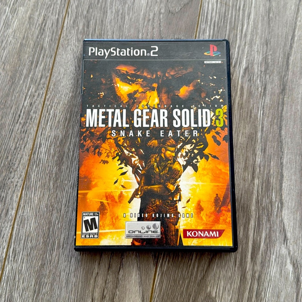 Metal Gear Solid 3 Snake Eater Playstation 2 video games